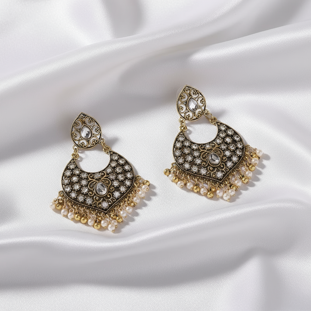 Retro Royal Earrings