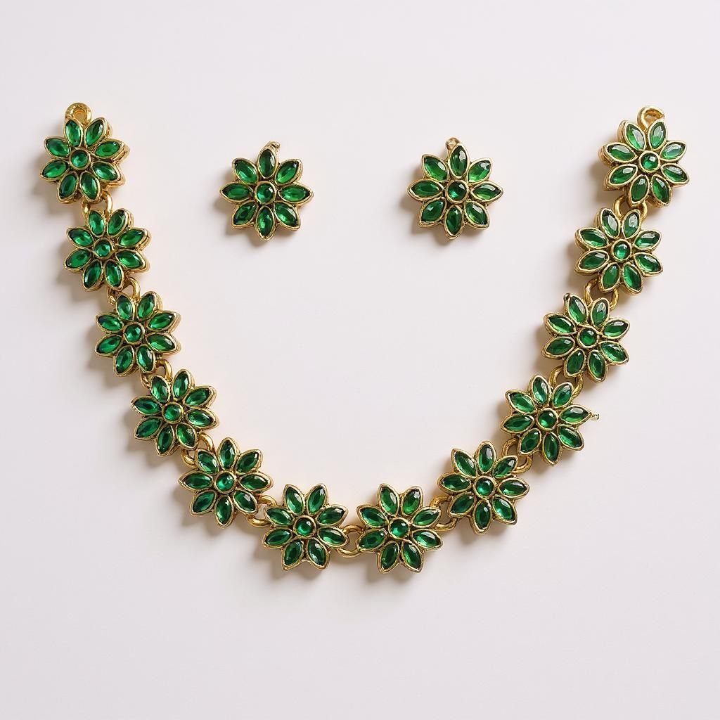 Emerald Blossom Set