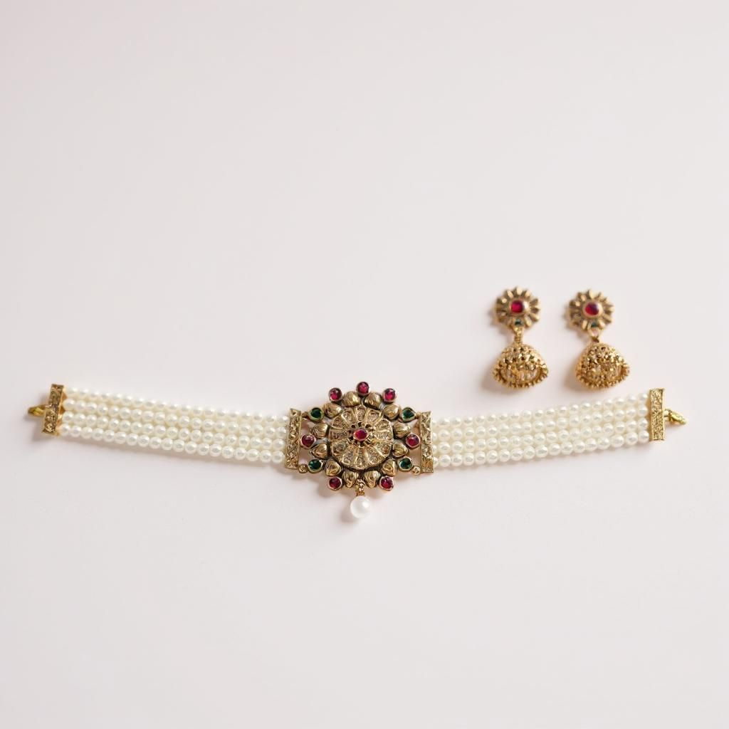 Pearl Blossom Choker