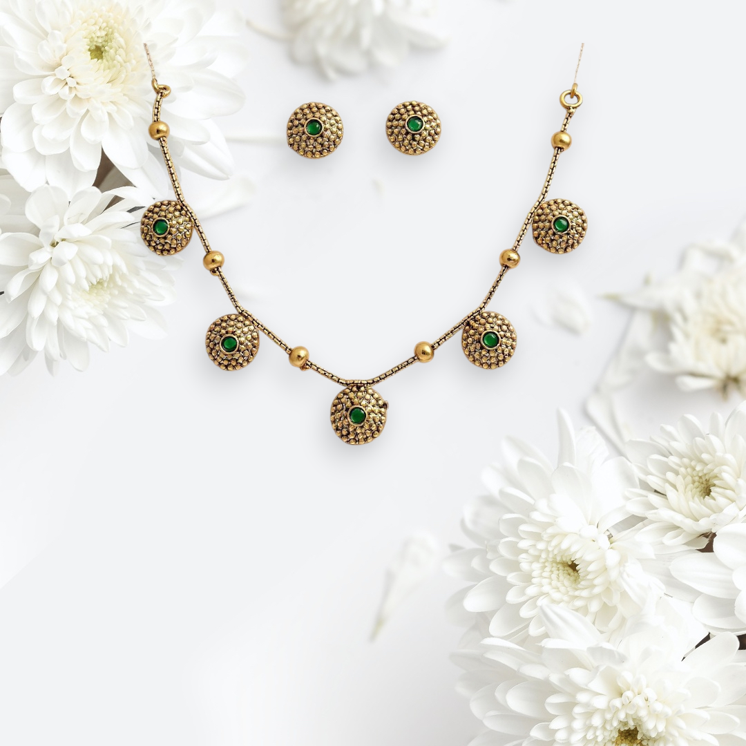 Jewel Bloom Necklace Set