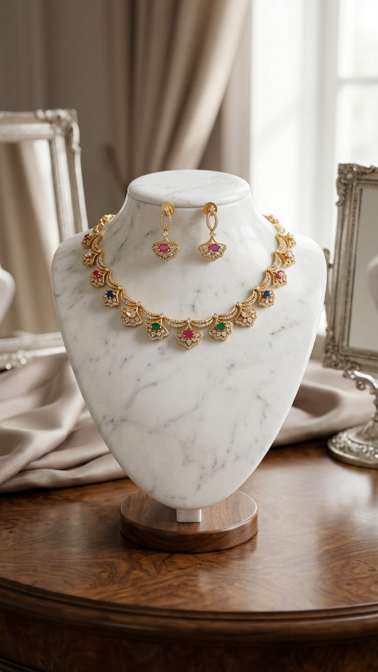 AD Stone Choker Set