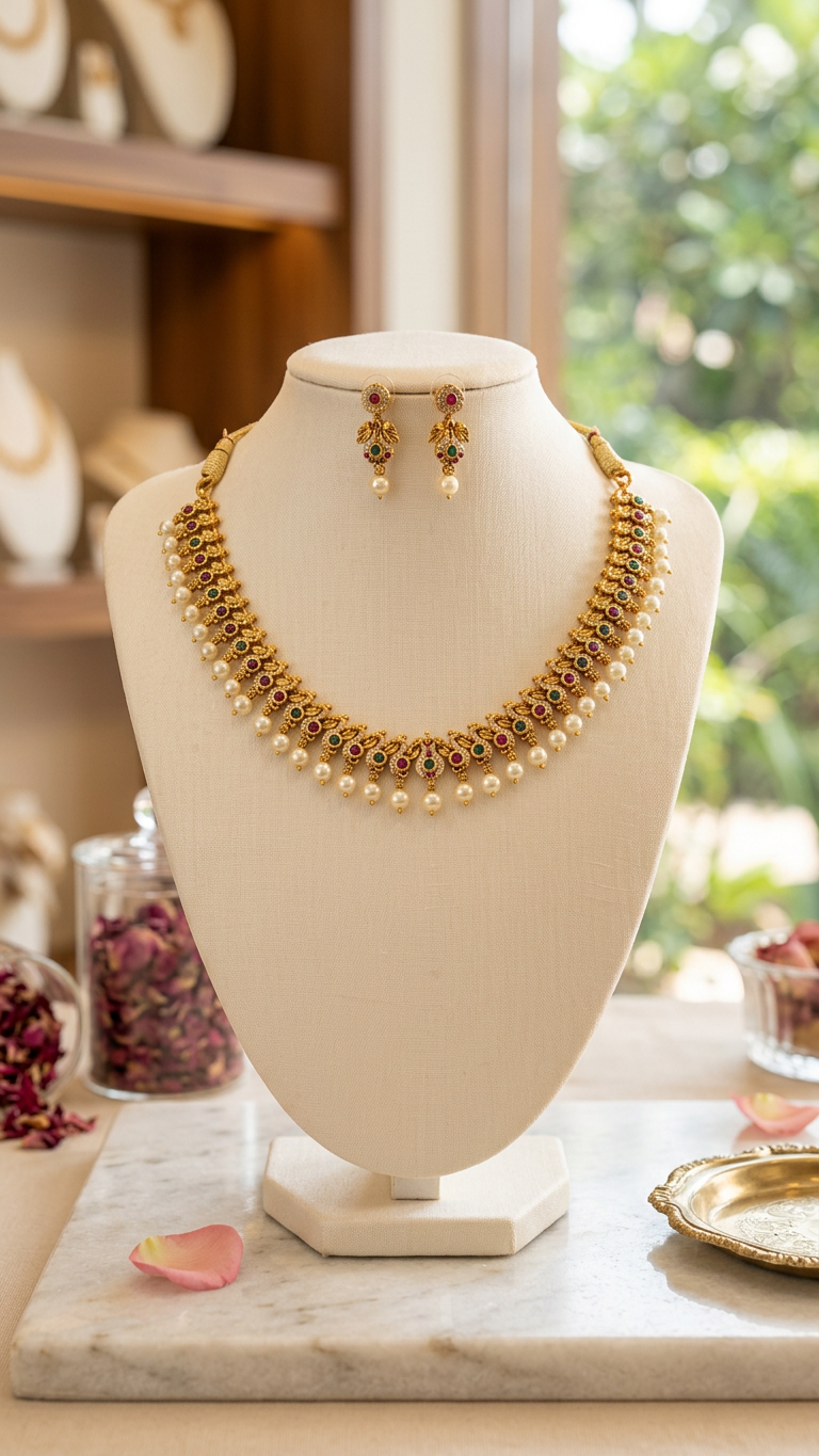 AD Stone Choker Set