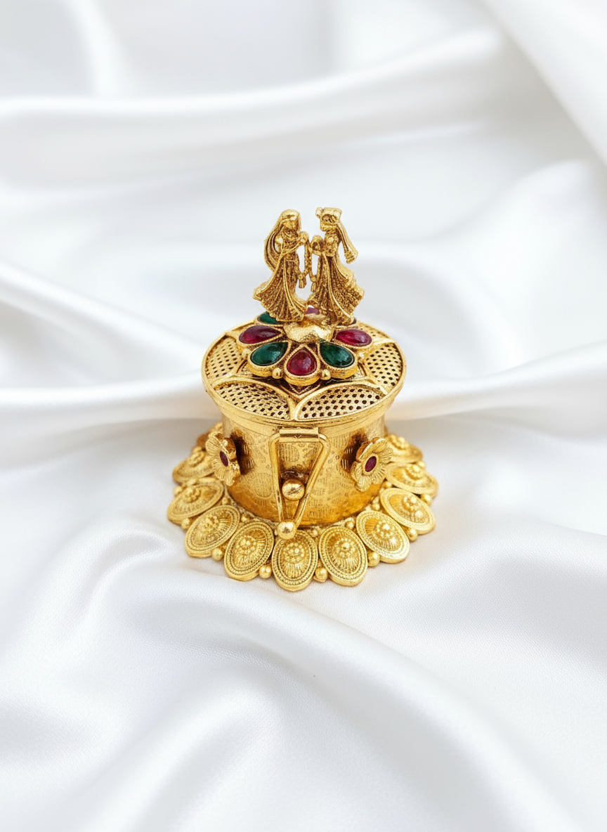 Radha Krishna Sindoor Box