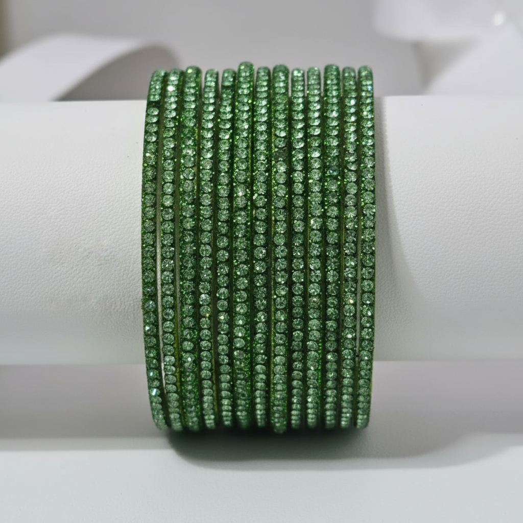 Coloured Bangles – Set of 12