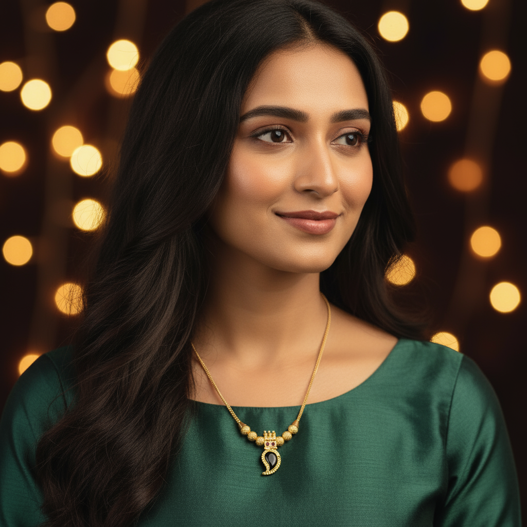 Gold Plated Palaka Pendant Necklace