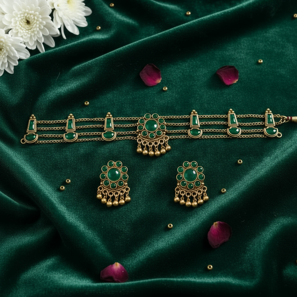 Traditional Gold Finish Choker