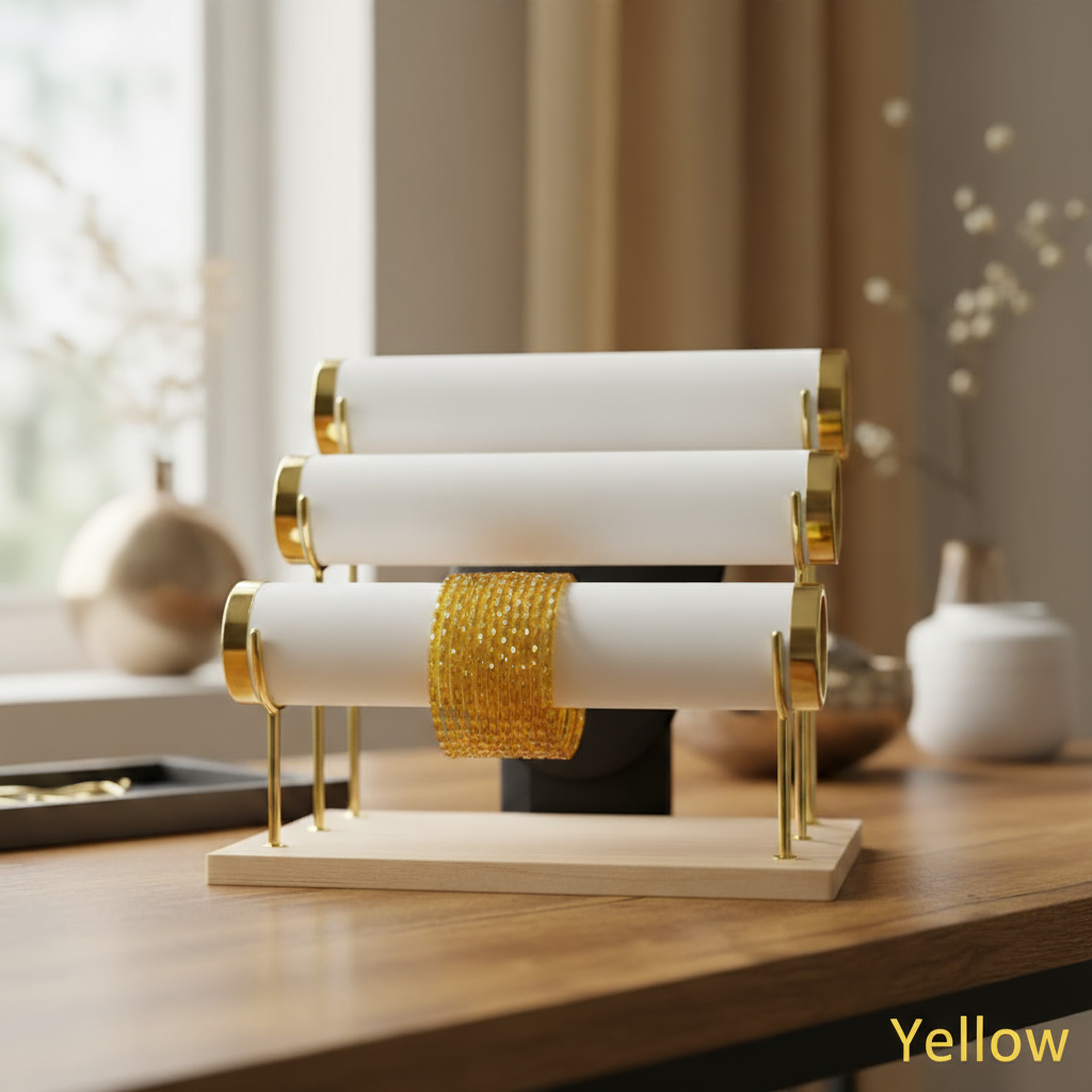 Raindrop Bangles - Golden (Set of 12)