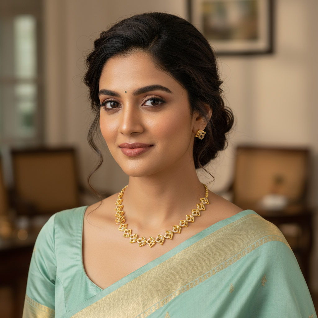 Gold Plated Necklace set