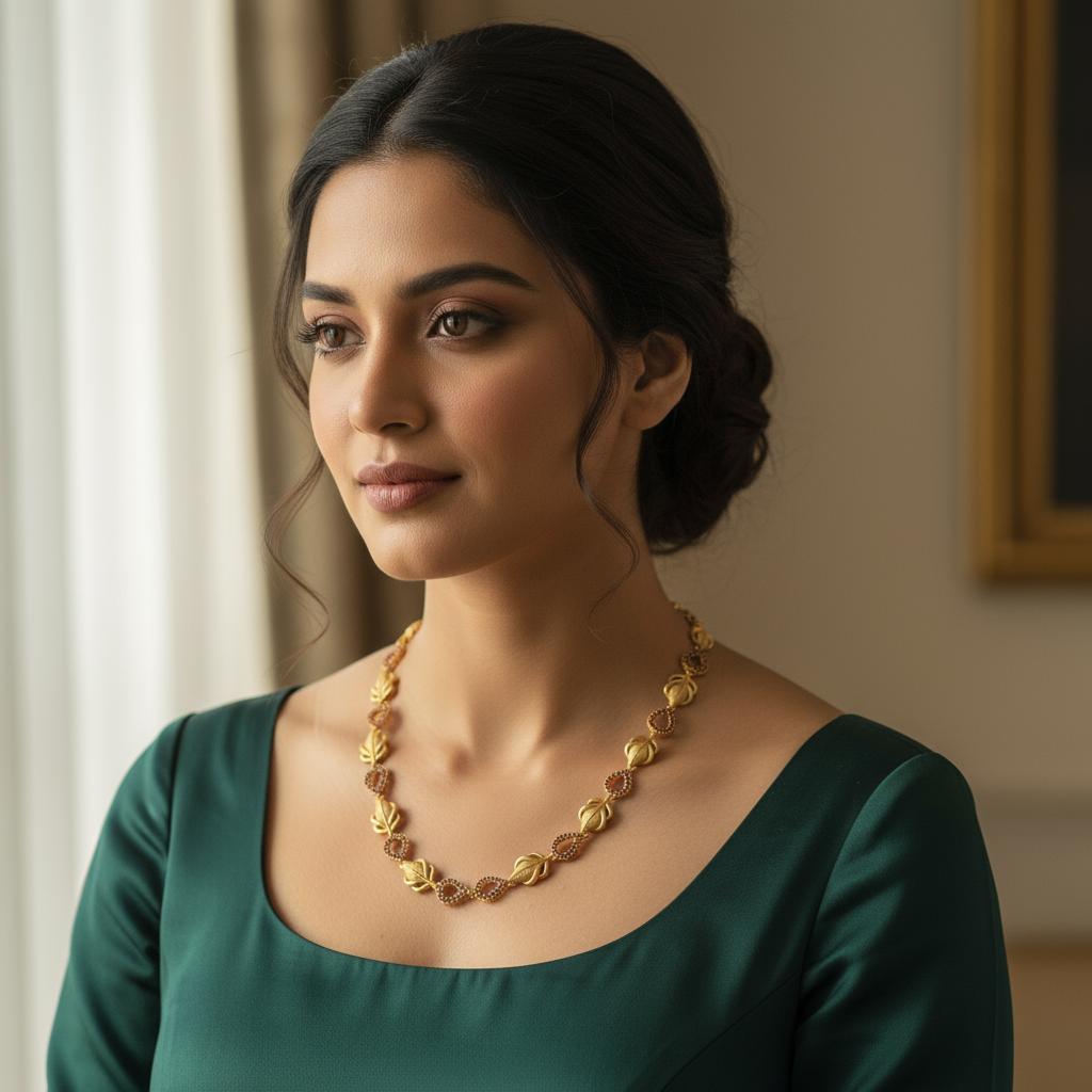 Gold Plated Necklace set