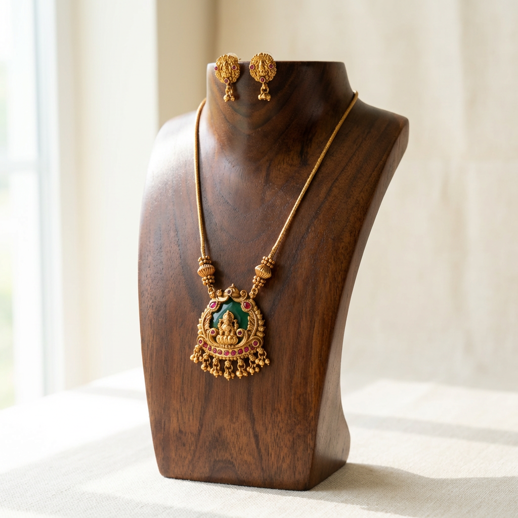 Lakshmi Pendant Necklace set