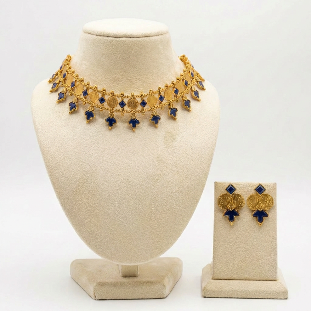 Layered Choker Necklace set