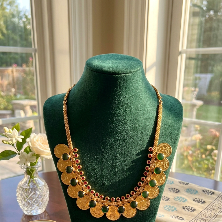 Gold Plated traditional Palaka Necklace