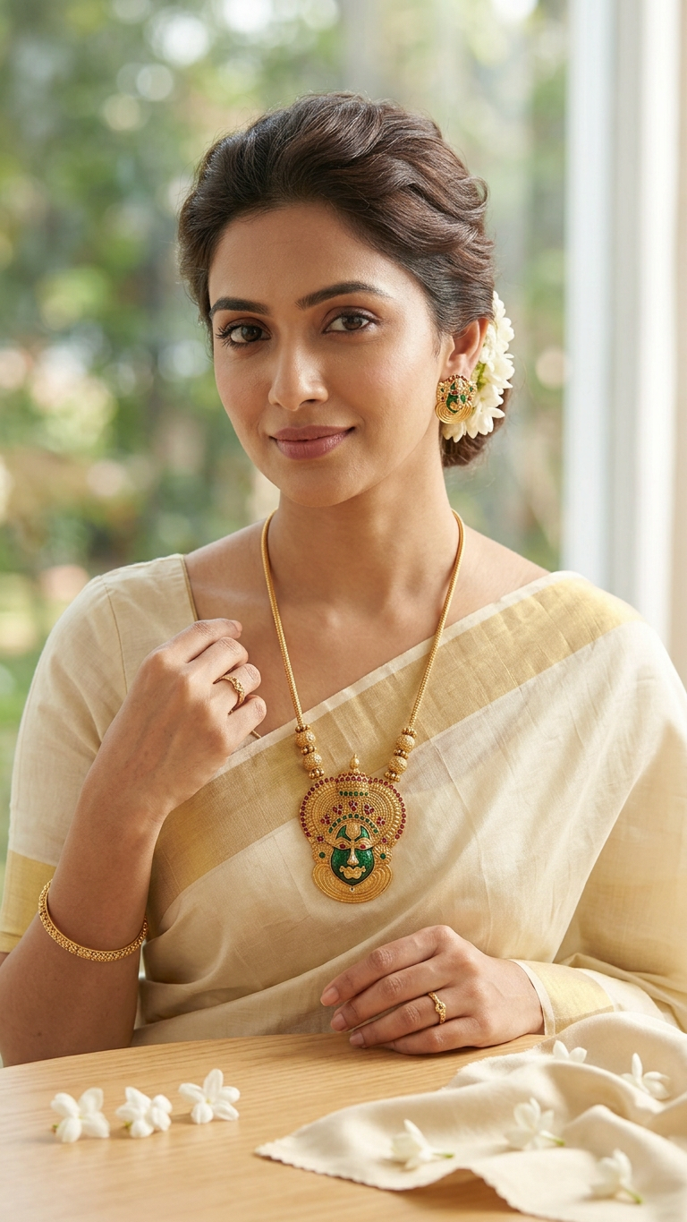 Kadhakali Necklace Set