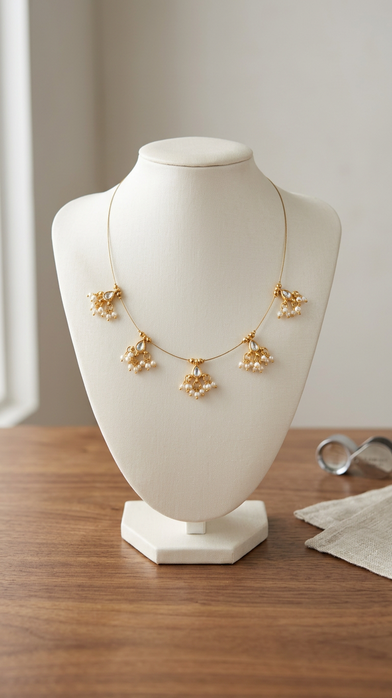 Reversible Invisible chain Necklace