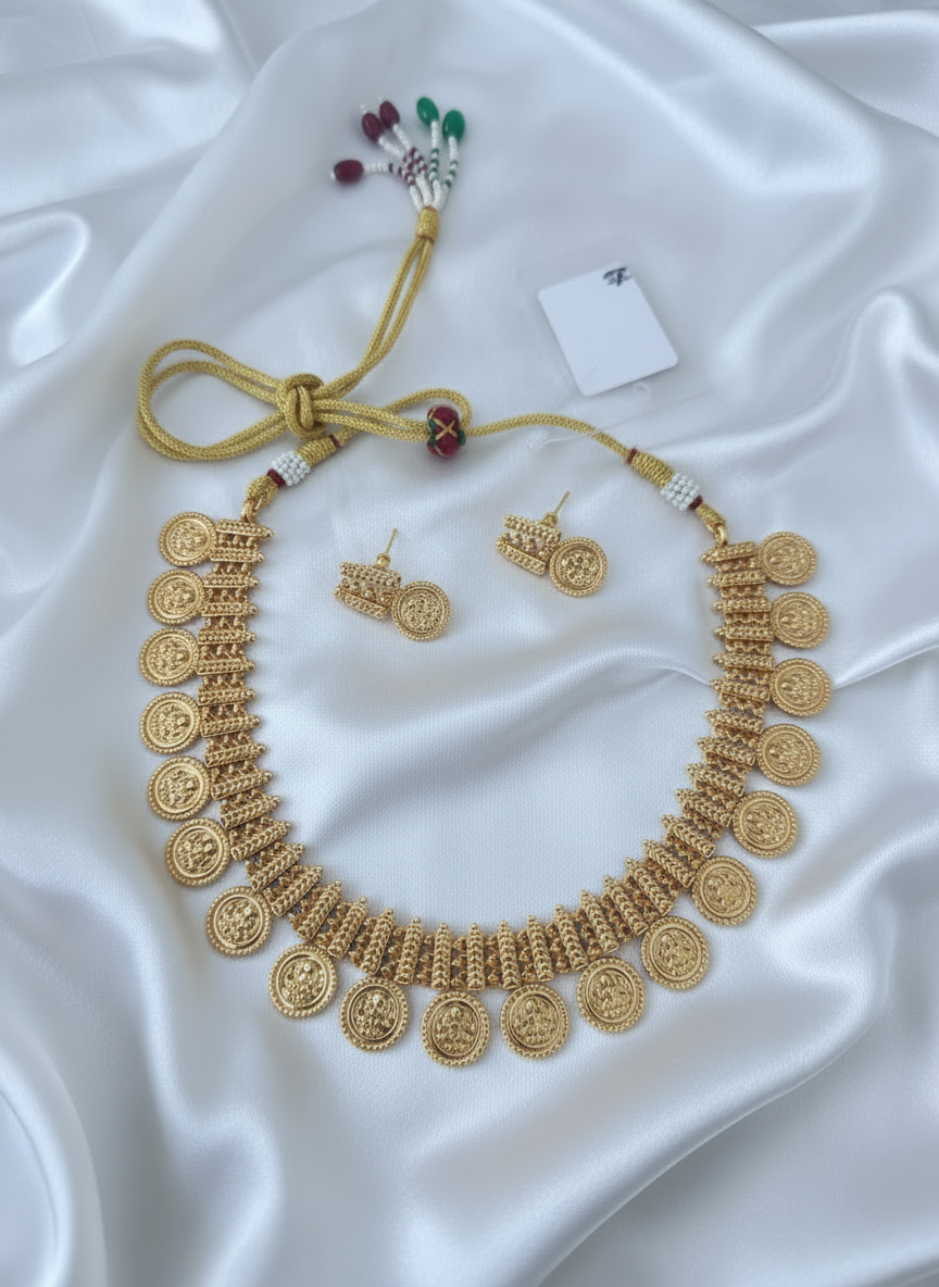Traditional Coin Necklace Set