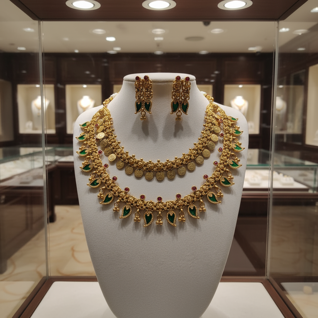 Layered Palaka Necklace set