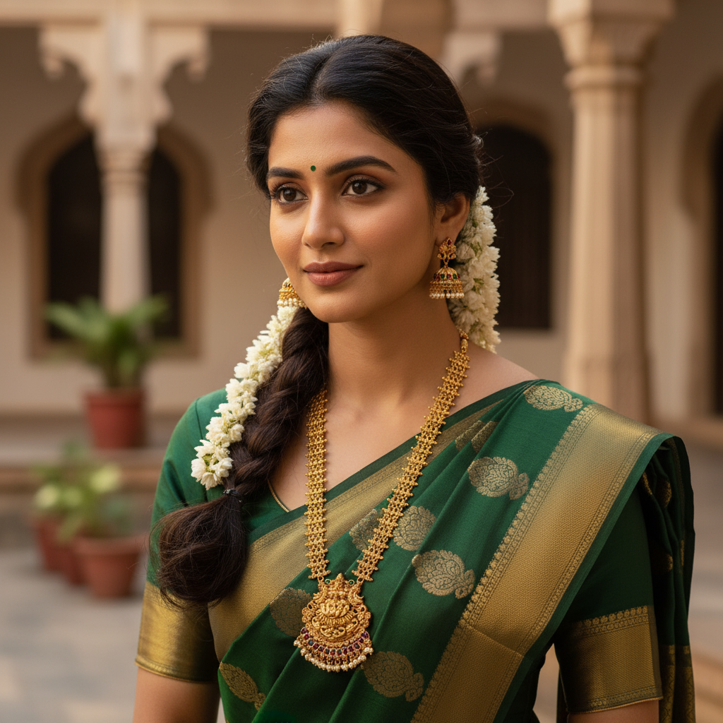 Lakshmi Long Necklace set