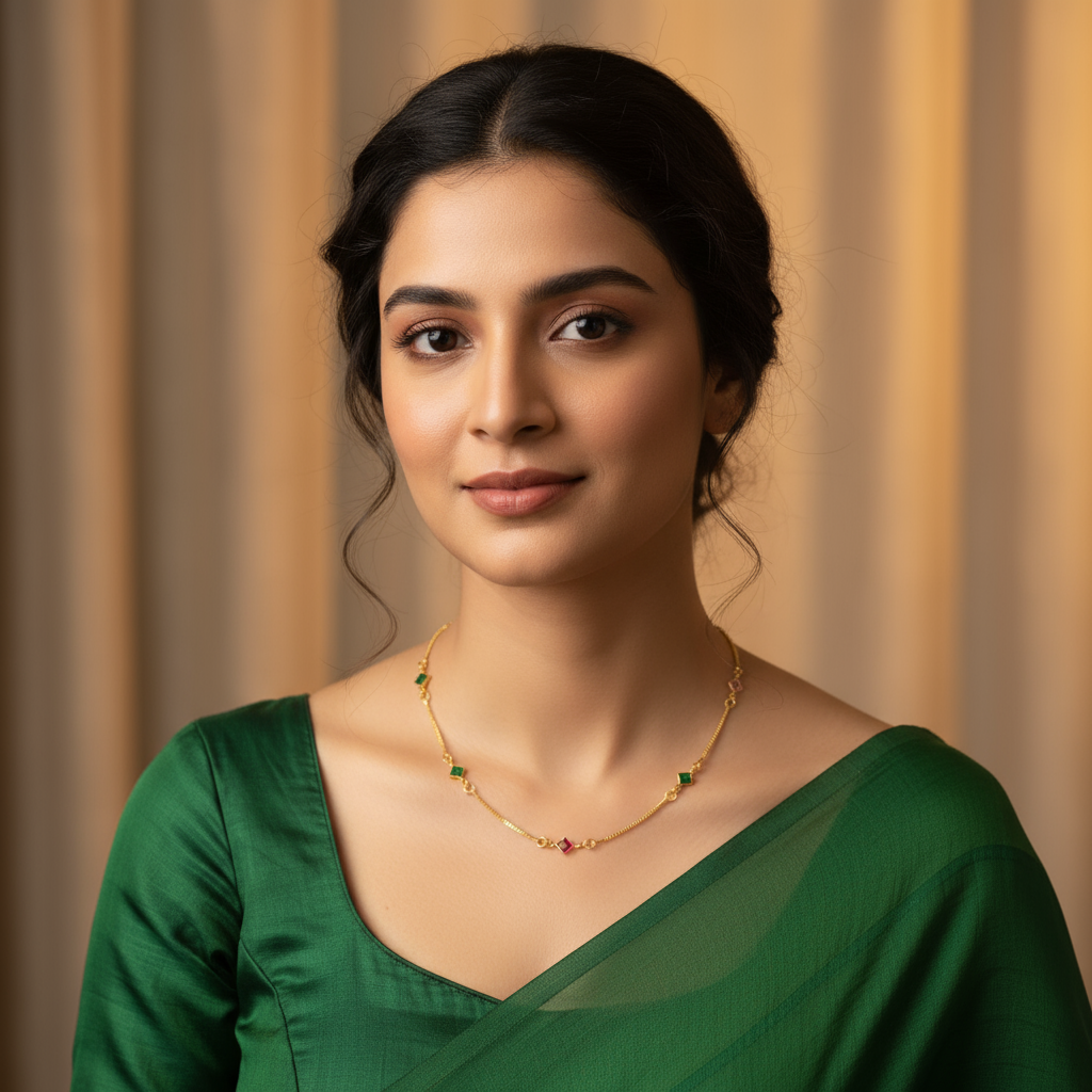 Gold plated necklace