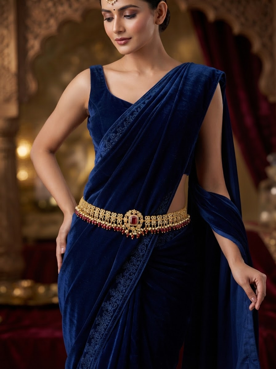 Regal Ruby Core CZ Bridal Vaddanam