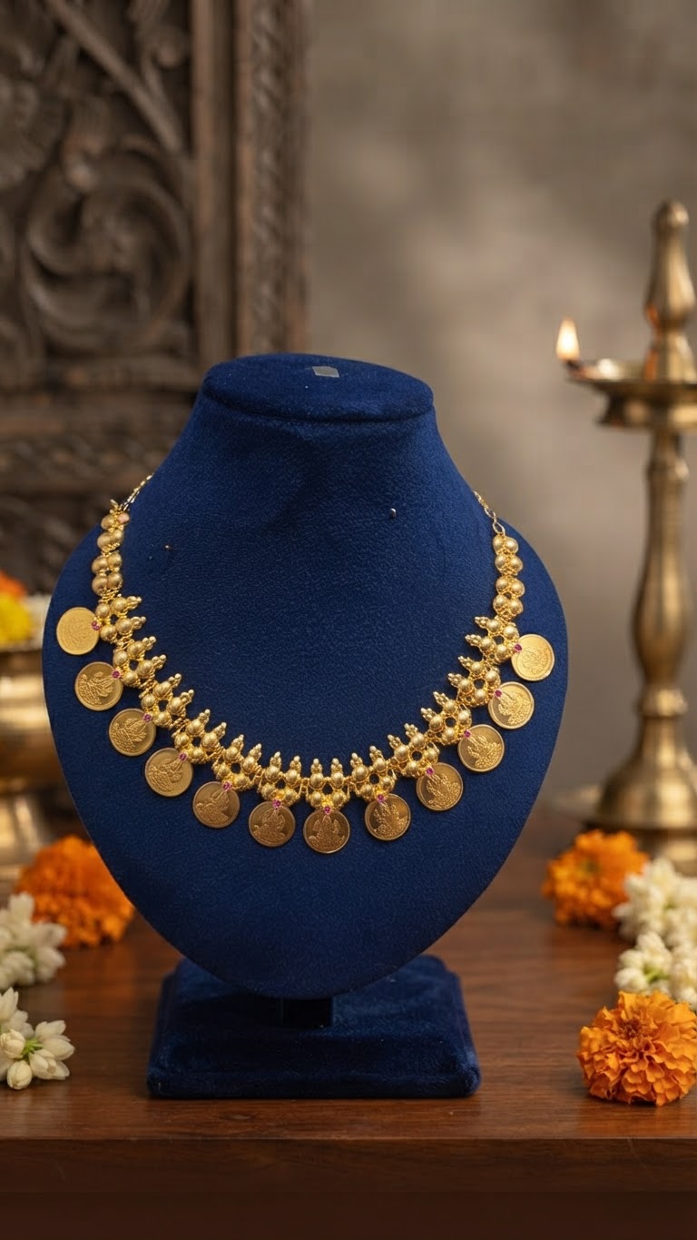 Gold Plated Kasu Mala