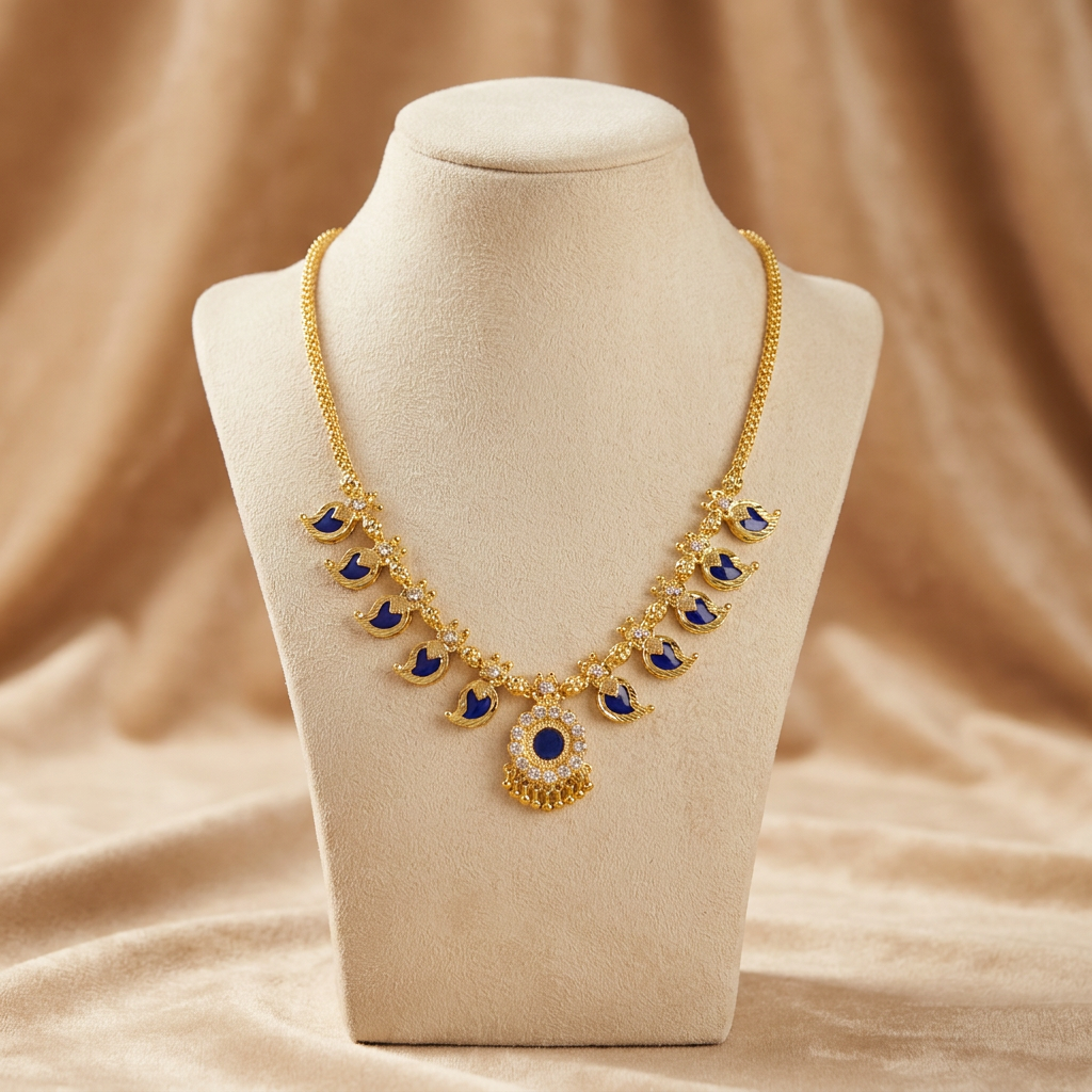 Royal Blue Stone Gold Manga Malai