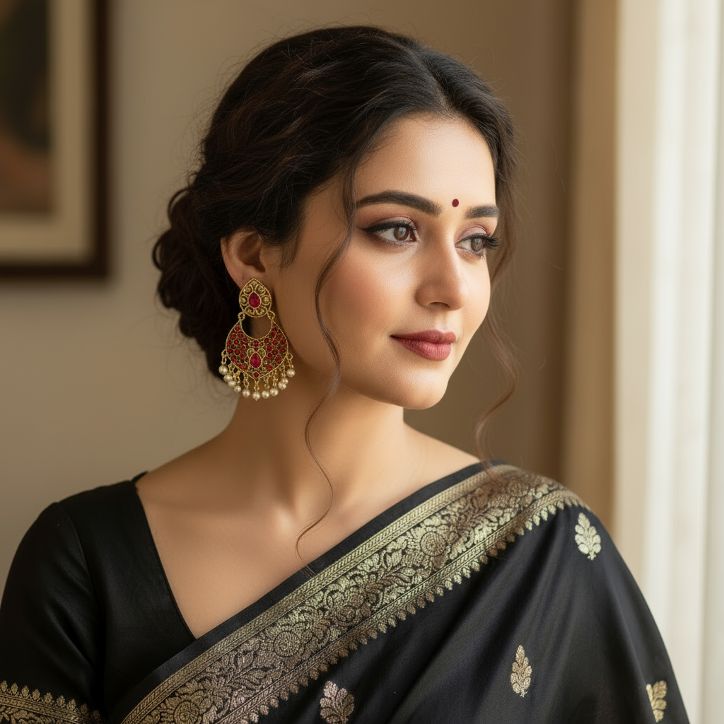 Retro Royal Earrings