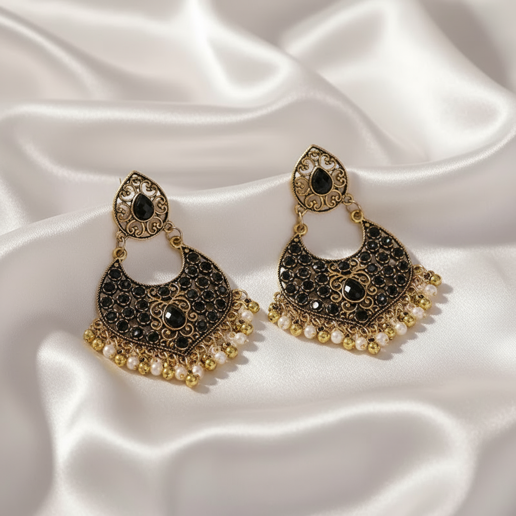 Retro Royal Earrings