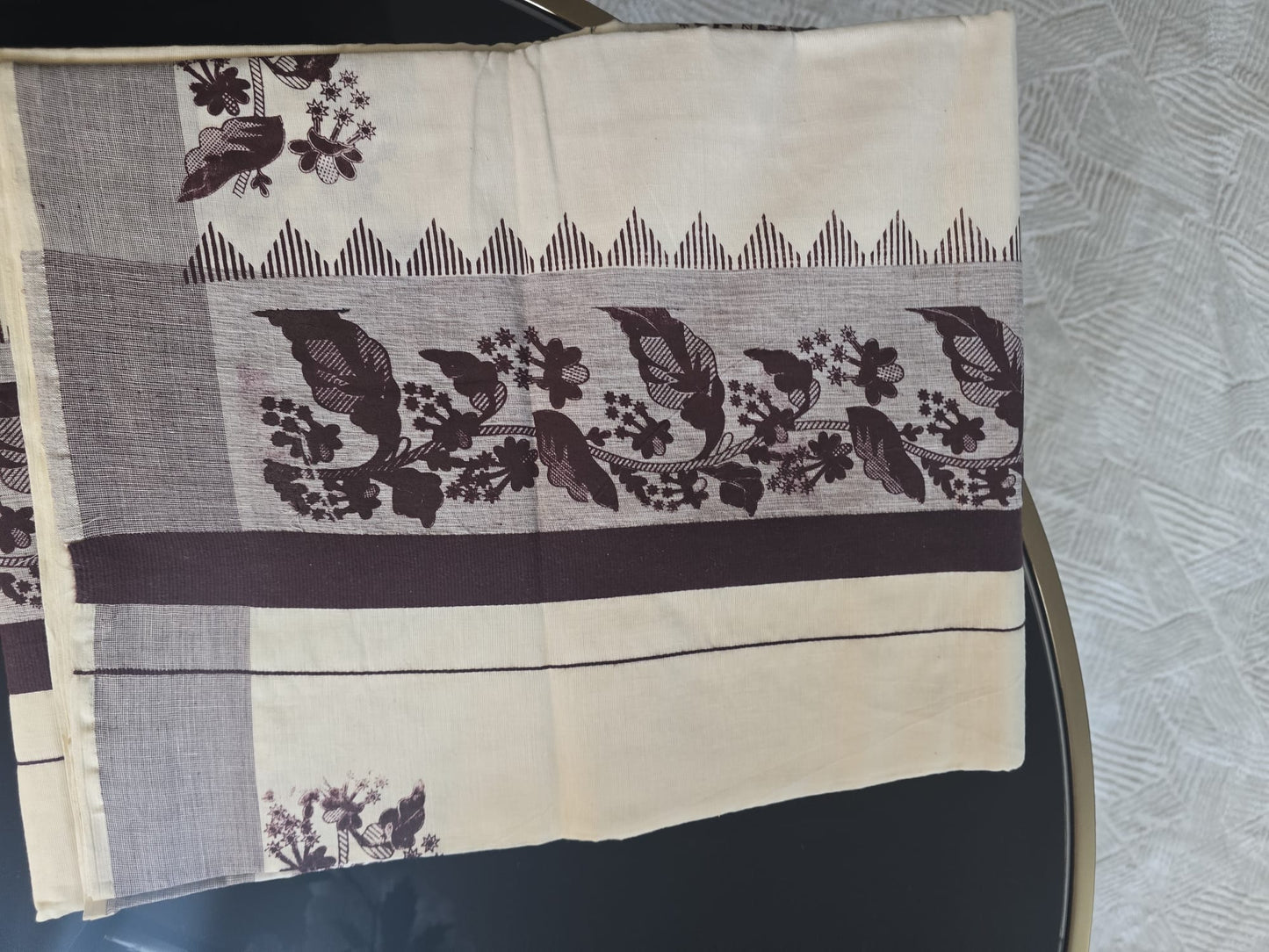 Kerala Cotton Printed Saree