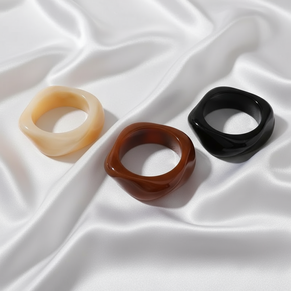 New Age Retro Resin Bangles - Set of One