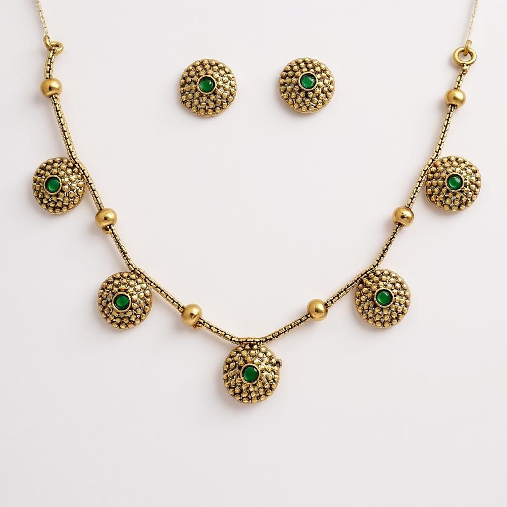 Jewel Bloom Necklace Set