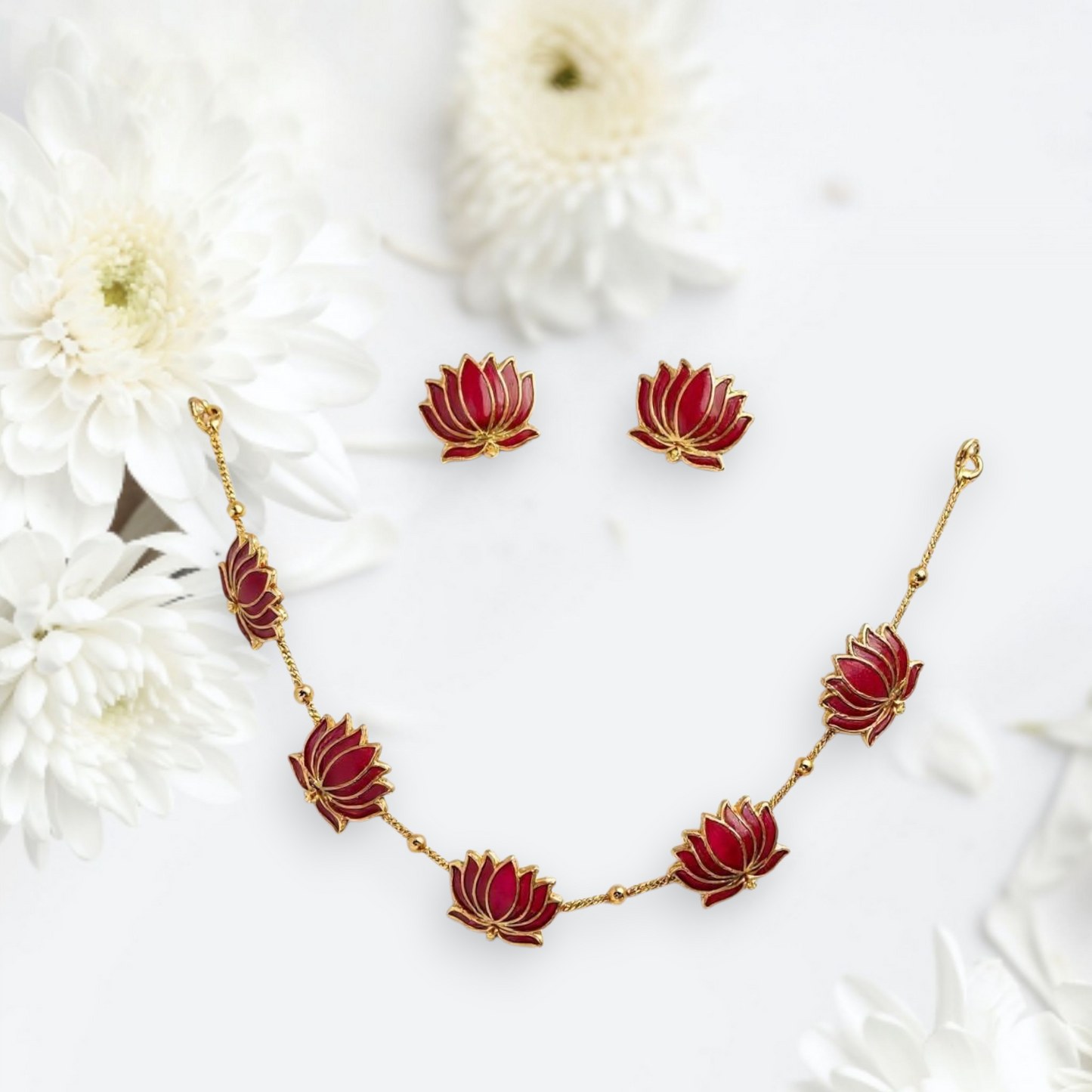 Lotus Grace - (Red/Green/Pink/Black)