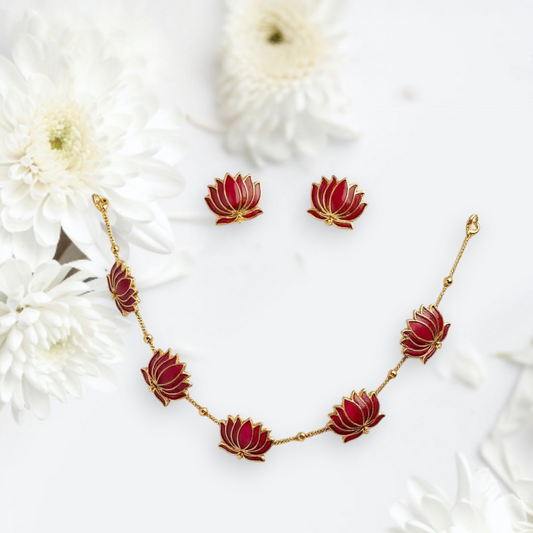 Lotus Grace - (Red/Green/Pink/Black)