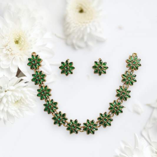 Emerald Blossom Set