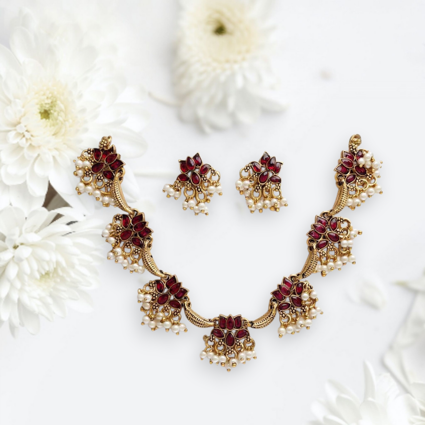 Lotus Flora Set (Red/Green)