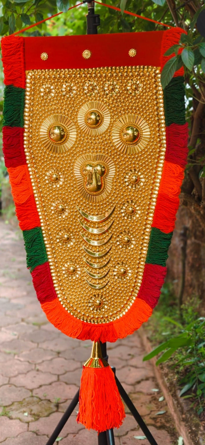 Handmade Nettipattom – Traditional Kerala Elephant Caparison(3.5 feet)