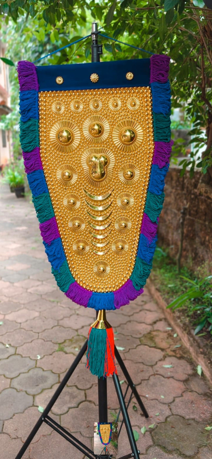 Handmade Nettipattom – Traditional Kerala Elephant Caparison(3.5 feet)