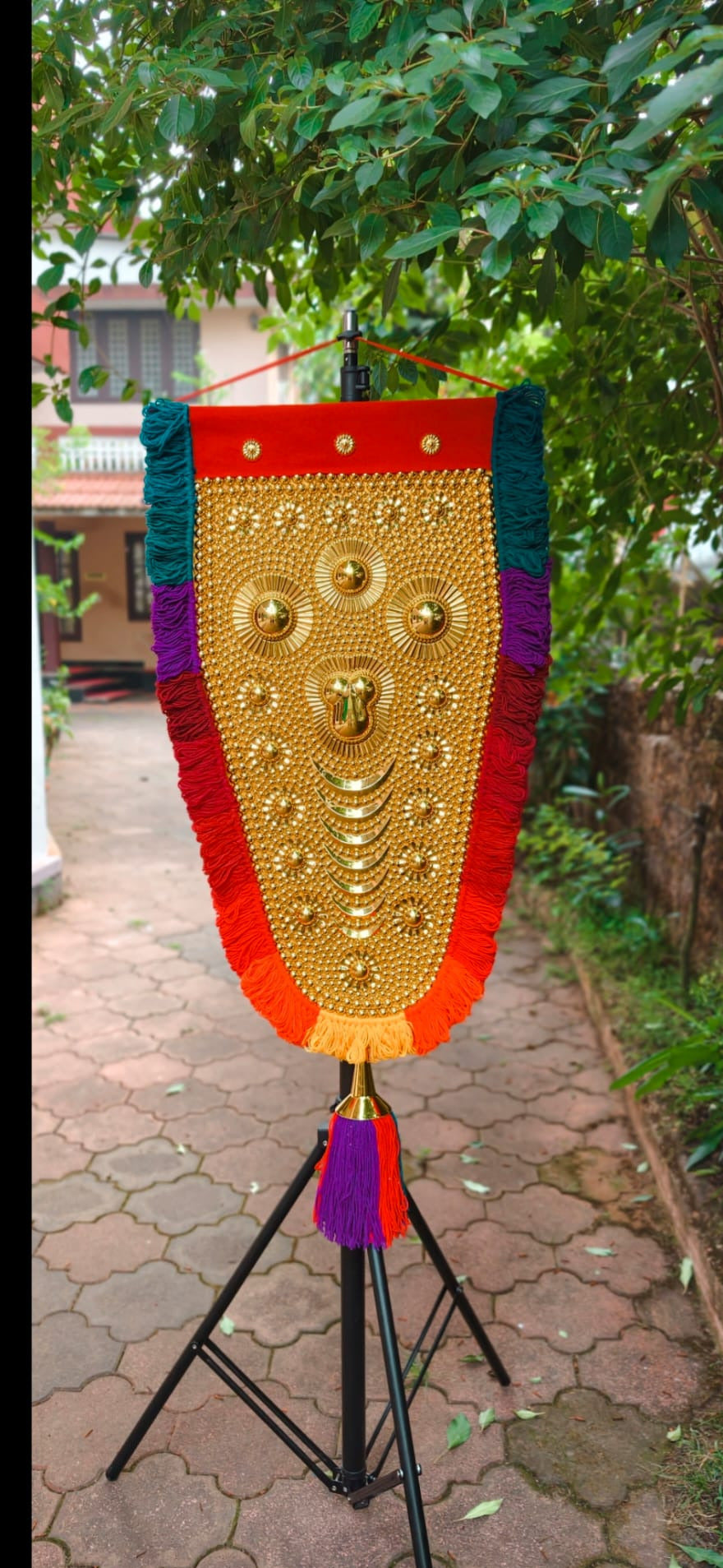Handmade Nettipattom – Traditional Kerala Elephant Caparison(3.5 feet)