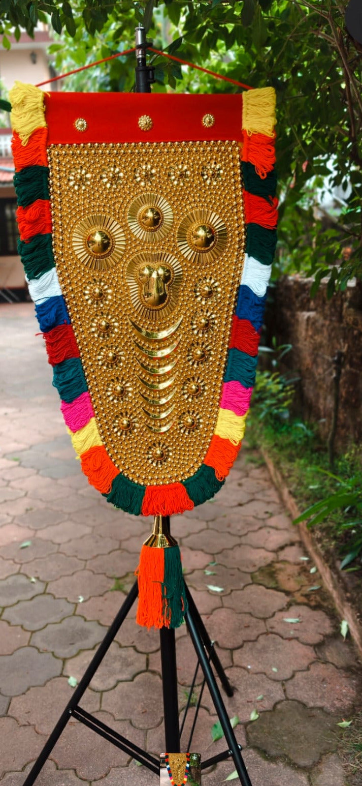 Handmade Nettipattom – Traditional Kerala Elephant Caparison(3.5 feet)