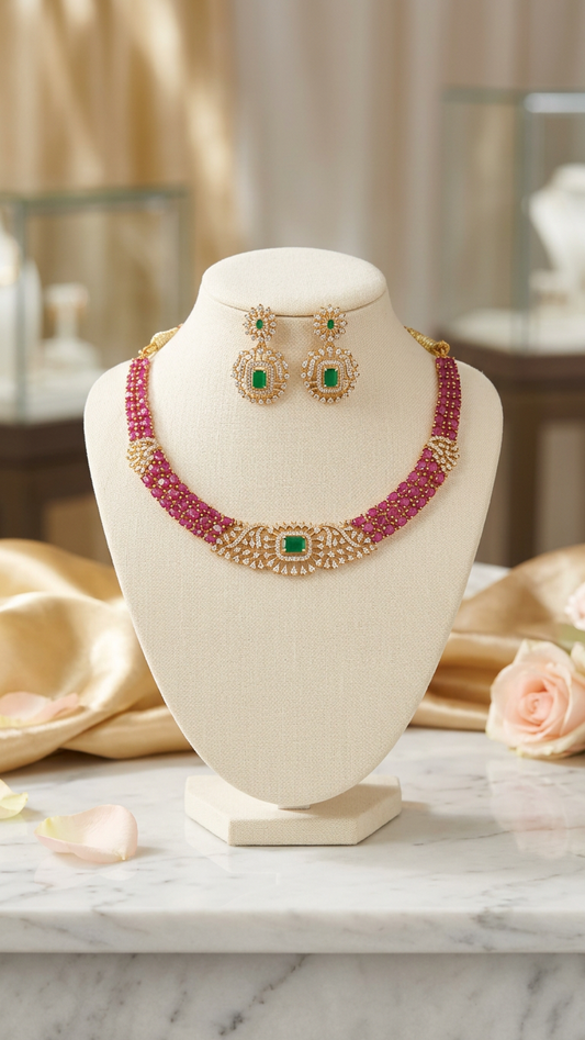 AD Stone Choker Set