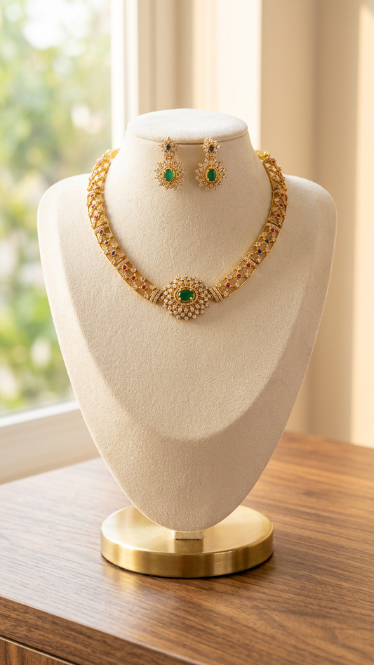 AD Stone Choker Set