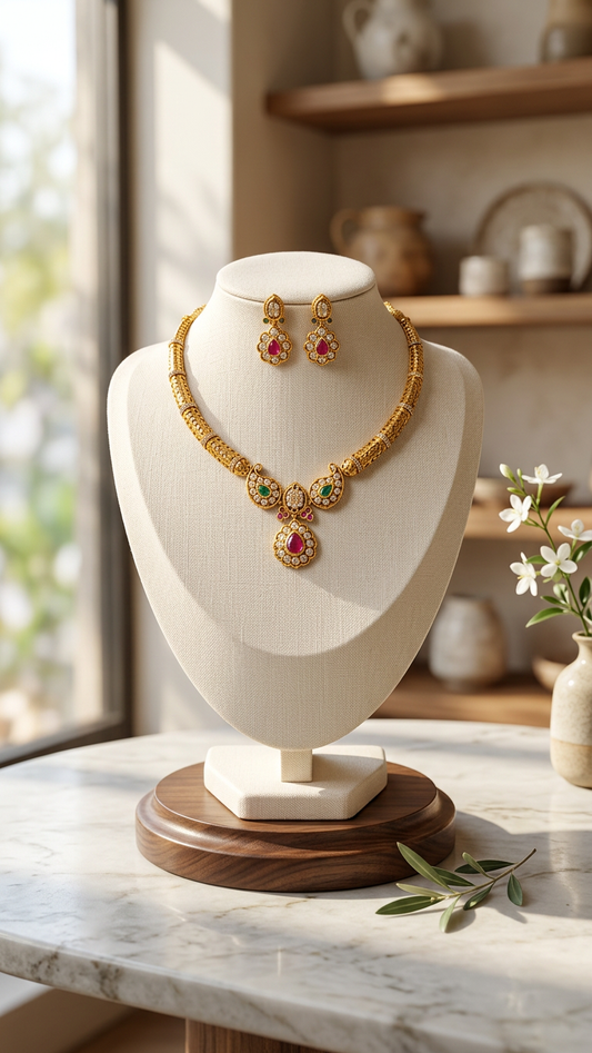 AD Stone Choker Set