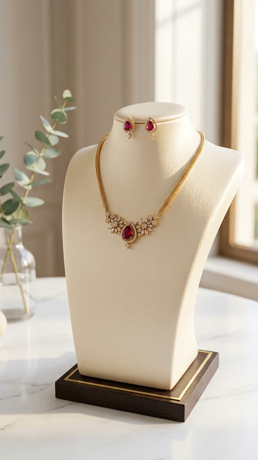AD Stone Choker Set
