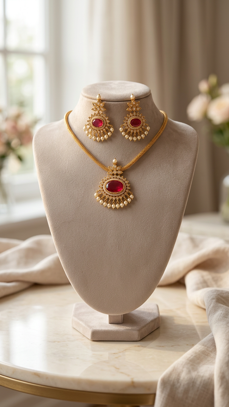 AD Stone Choker Set
