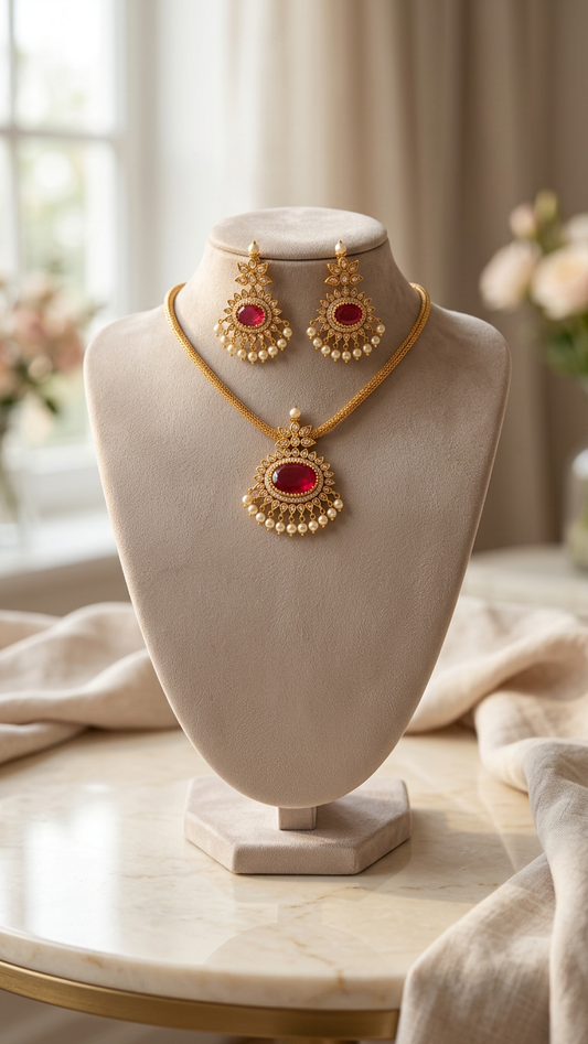 AD Stone Choker Set