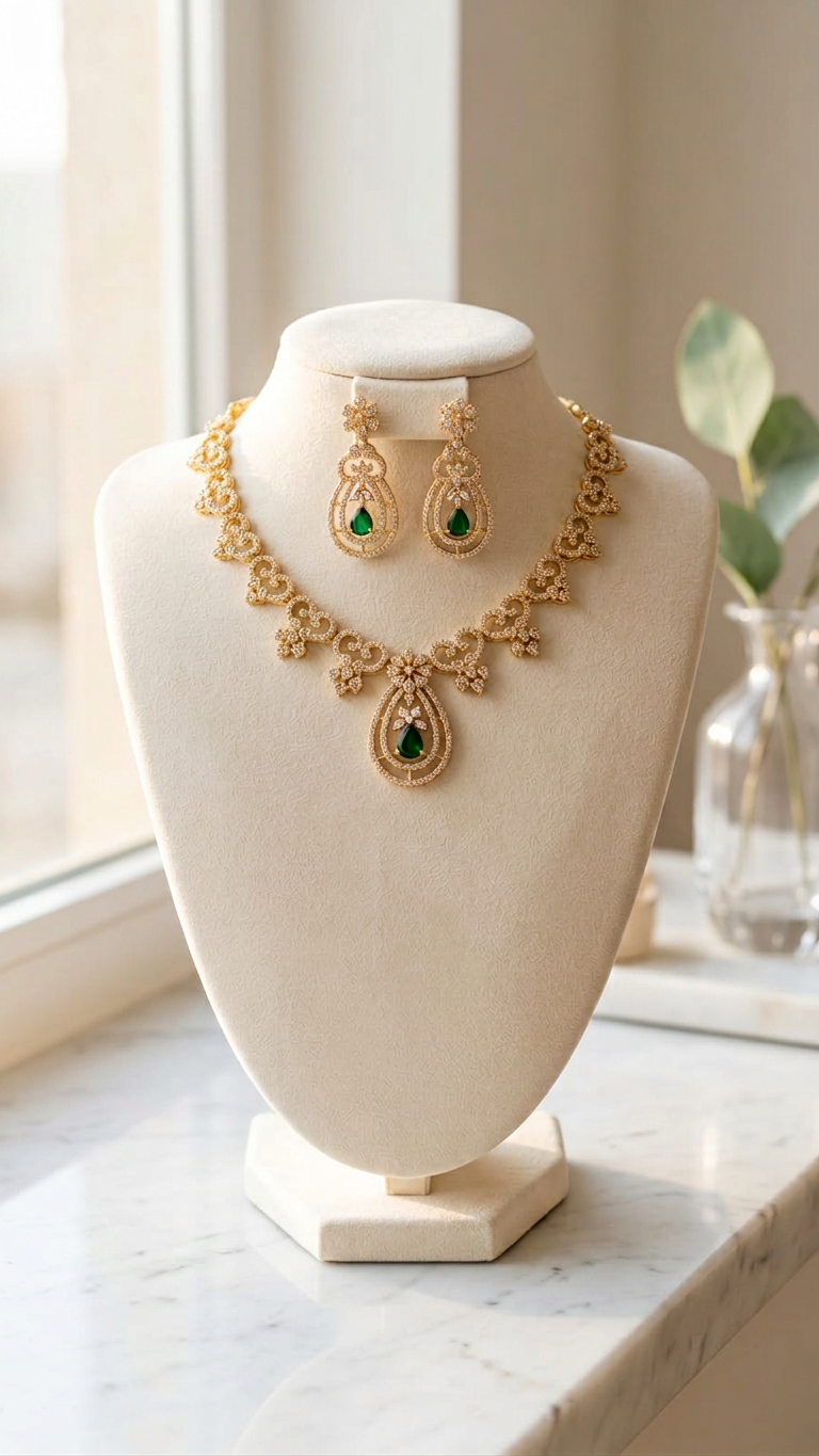 AD Stone Choker Set