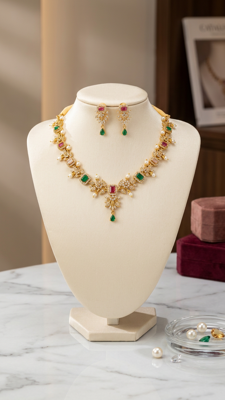 AD Stone Choker Set