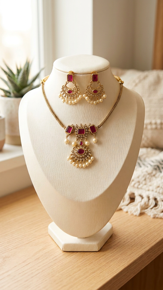 AD Stone Choker Set