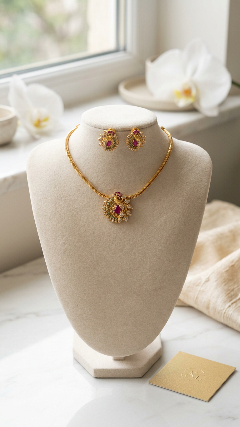 AD Stone Choker Set
