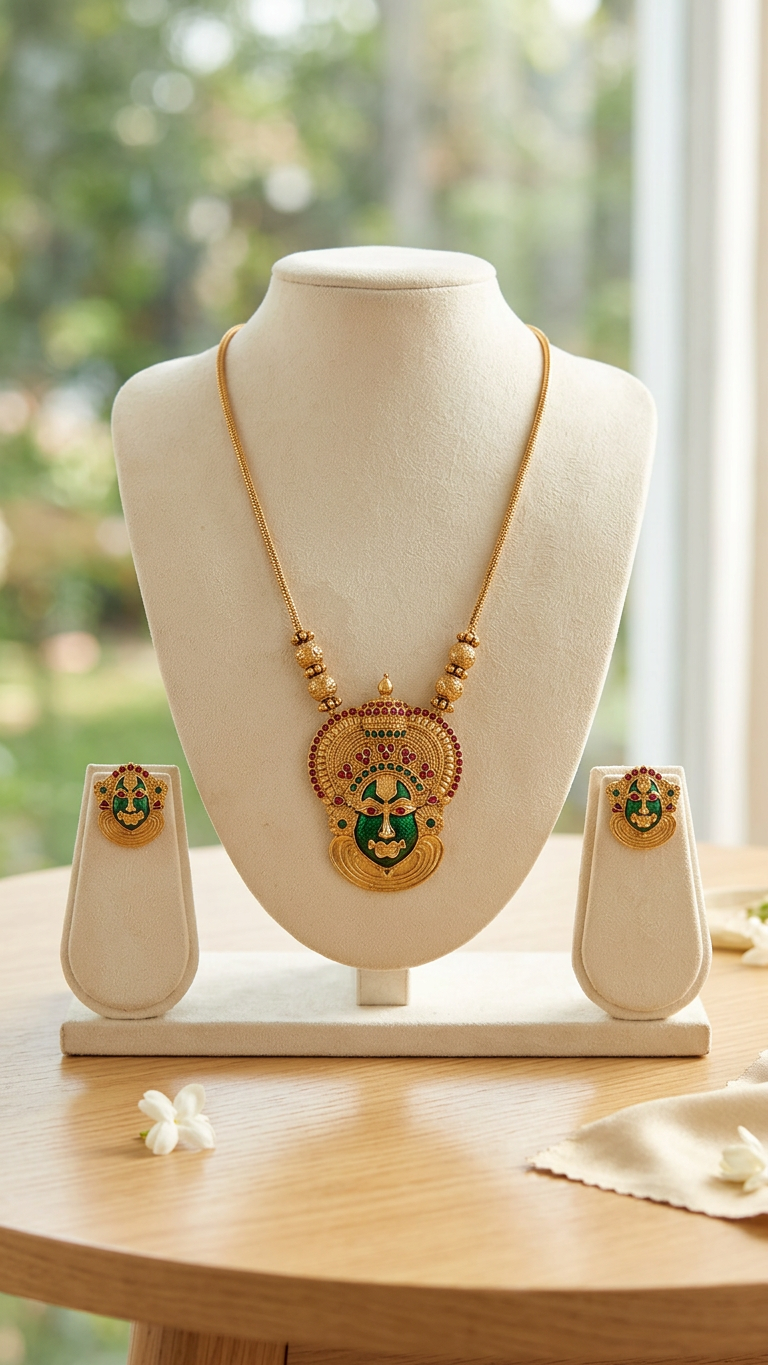 Kadhakali Necklace Set