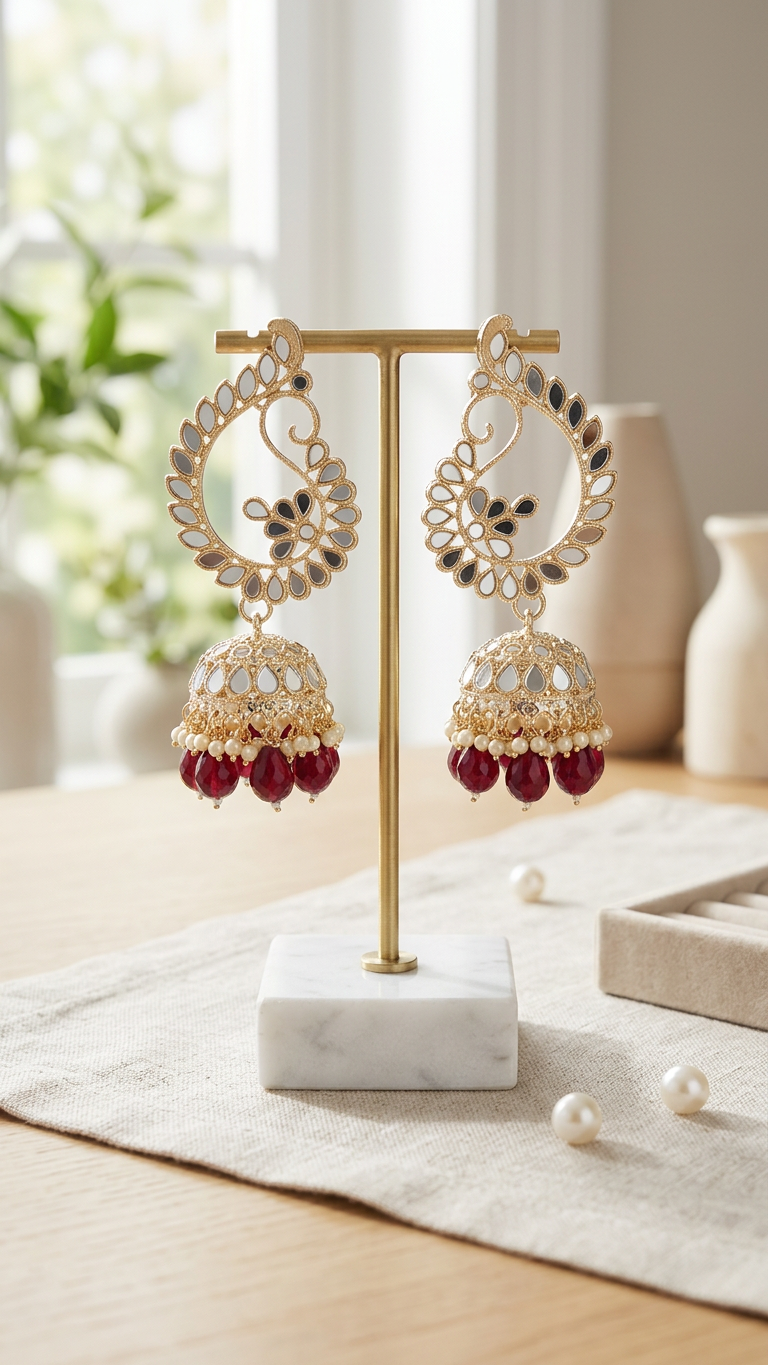 Glass Jhumka